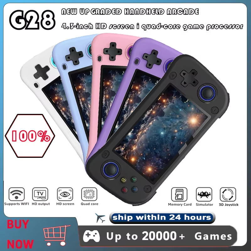 Gaming Console Youtube - Consola de Videojuegos Retro Portátil G28,
