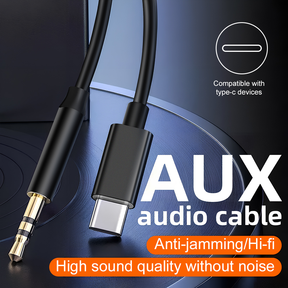 Gaming Console Car - Cable de Audio AUX Tipo-C a