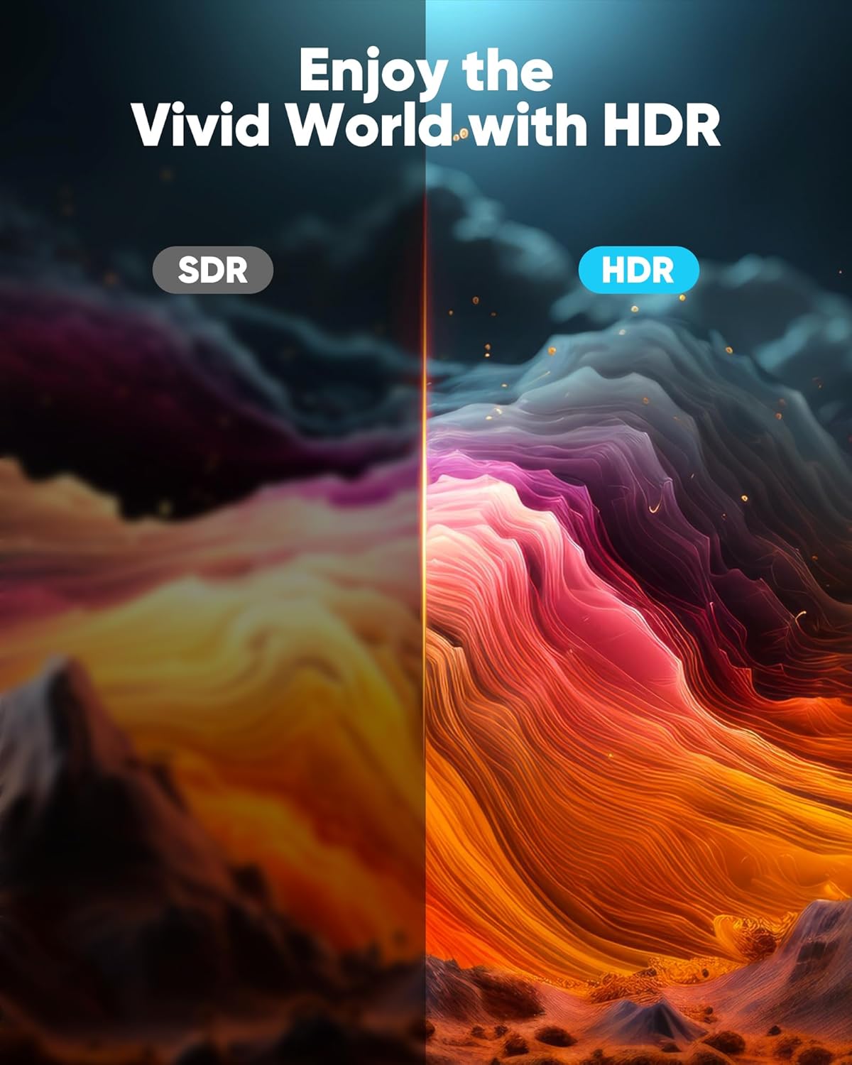 Cable HDMI 2,0 ultracorto 4K 6 - Hdmi Cable 2.1 reseña y precio