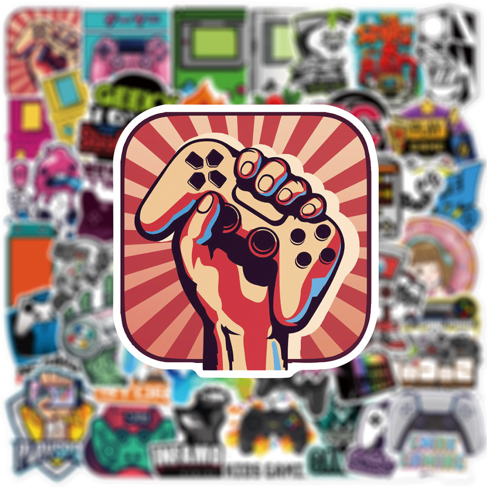 10/30/50 Uds. Pegatinas Retro  - Gaming Console Car reseña y precio