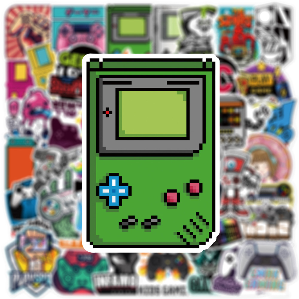 10/30/50 Uds. Pegatinas Retro  - Gaming Console Car reseña y precio