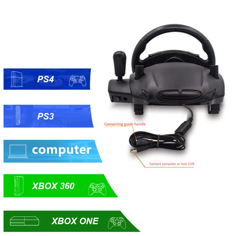 PS 4 3 PC Racing Game Steering - Gaming Console Car reseña y precio